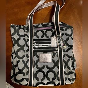Coach | Poppy Op Art Glam Tote